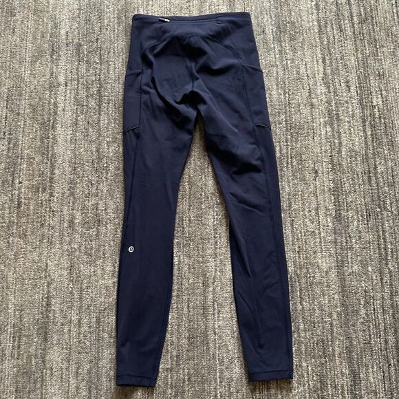 Lululemon Speed Up Tight, Luxtreme, Midnight Navy, Size 4 - Picture 4 of 9